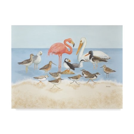 Wendy Russell 'Seabird Summit' Canvas Art,24x32